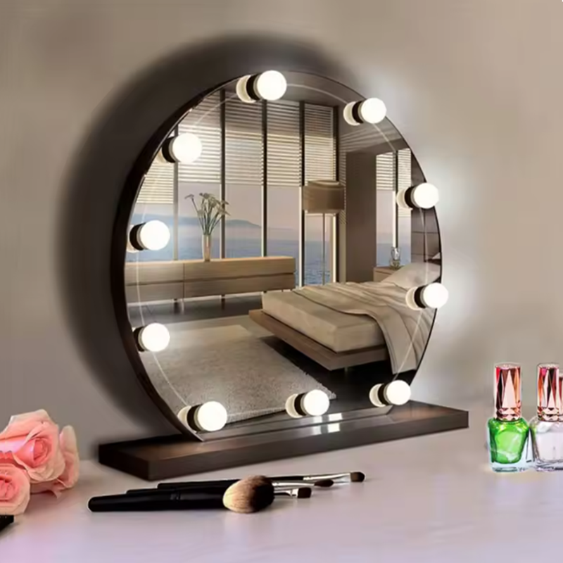 Dressing Table Vanity With Lighted Mirror - Lámpara de Maquillaje Hollywood con Espejo