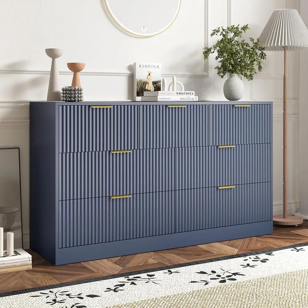 Bedroom Furniture - Cómoda Ancha de 55 Pulgadas para