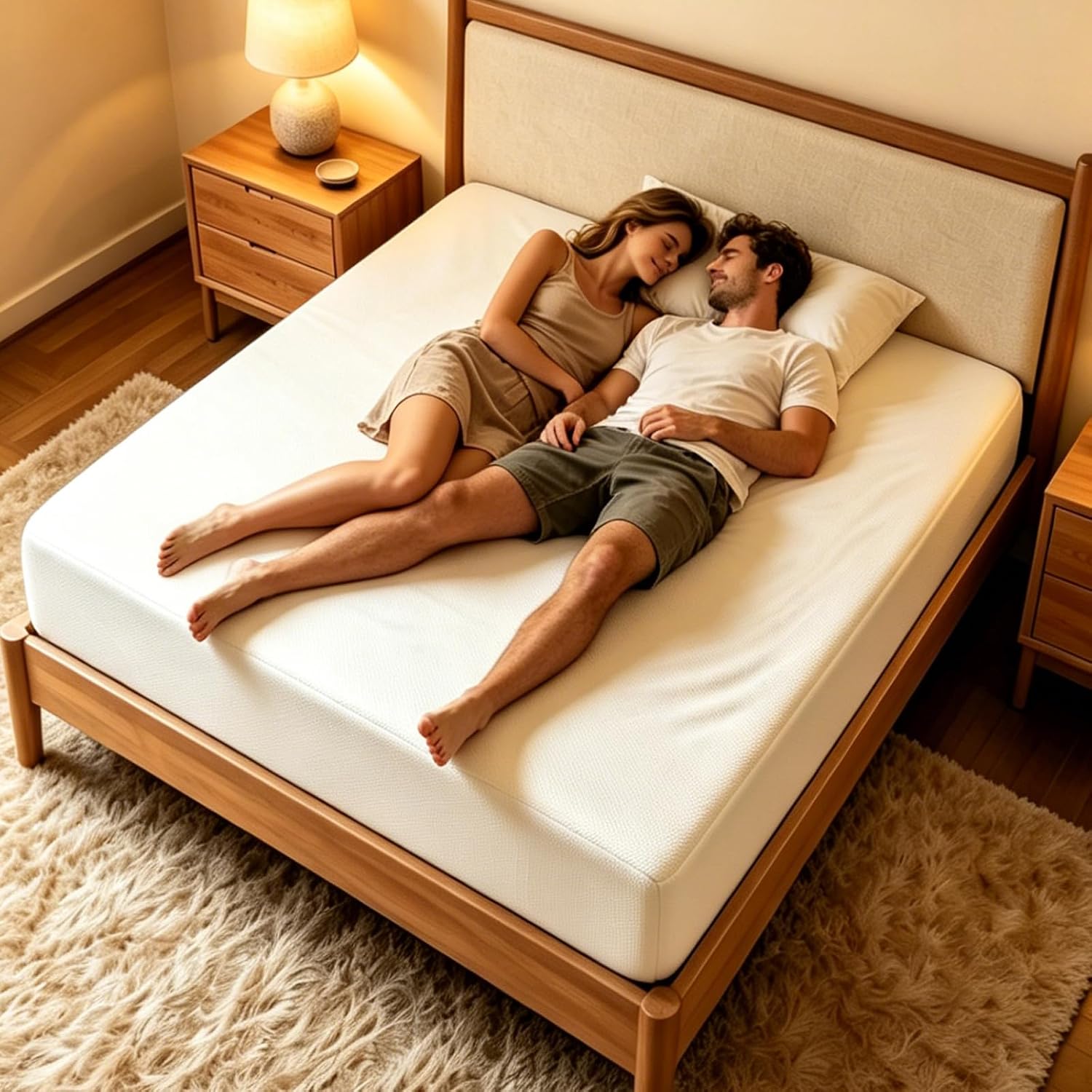 Memory Foam Mattress In A Box Queen - Colchones de espuma viscoelástica de 10