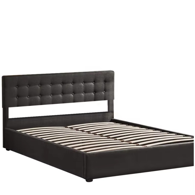 Gas Lift Storage Bed Hydraulic - Cama Otomana Moderna con Tapizado de