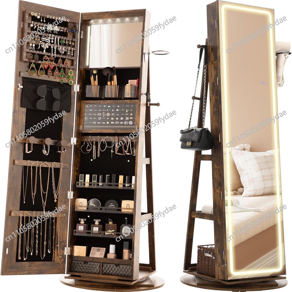 Gabinete de Joyería con Espejo - Full Length Mirror Jewelry Armoire reseña y precio