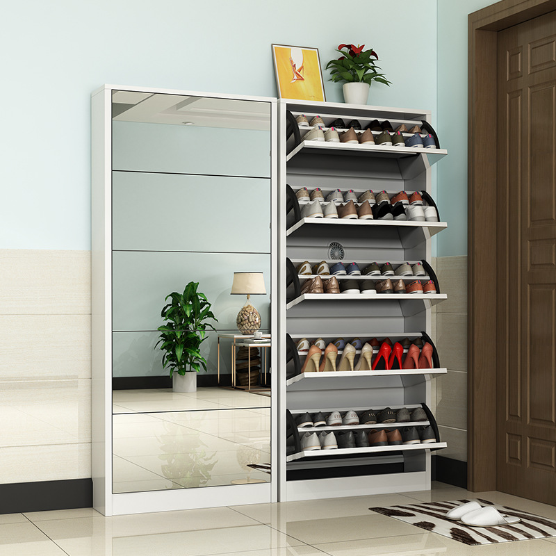 Mueble Zapatero Moderno de Mad - Shoe Rack Cabinet Narrow Entryway reseña y precio