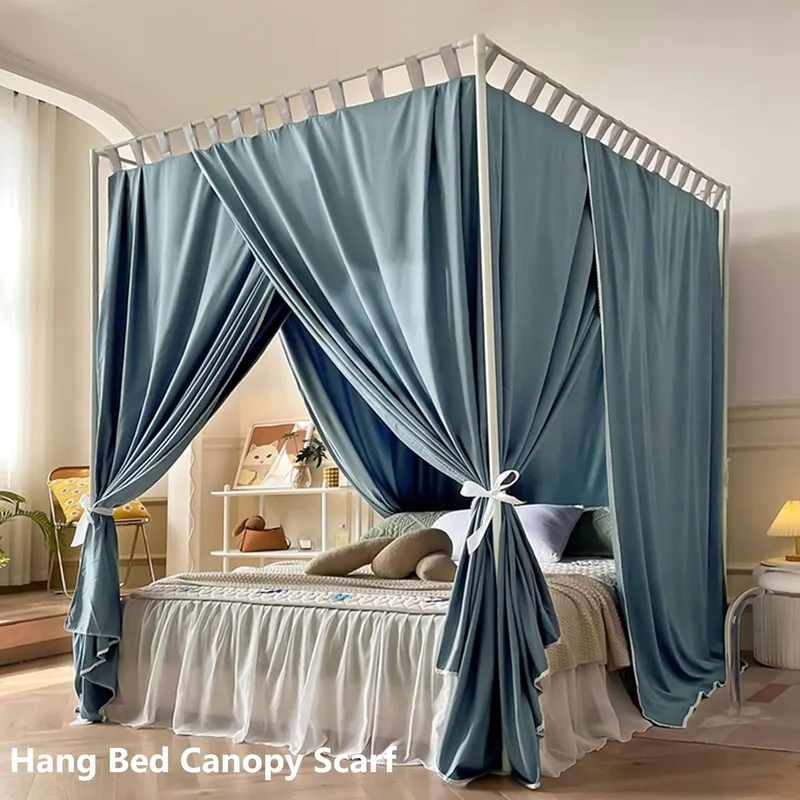 Postes de Estructura de Cama c - Canopy Bed Frame Metal Queen reseña y precio