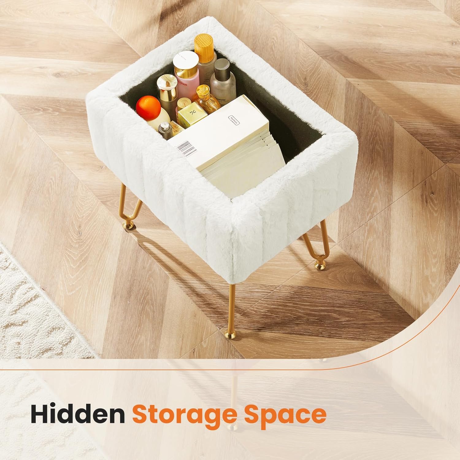 Taburete de almacenamiento bla - Bedroom Furniture reseña y precio