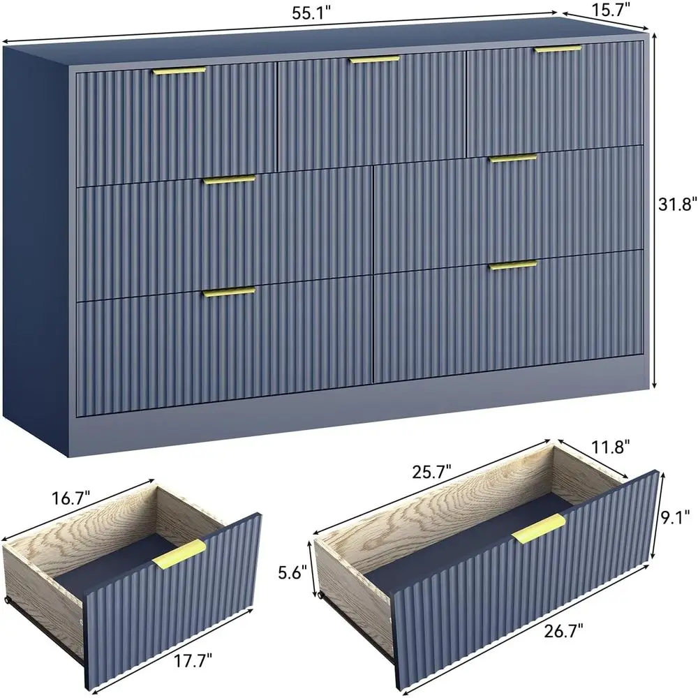 Cómoda Ancha de 55 Pulgadas pa - Bedroom Furniture reseña y precio