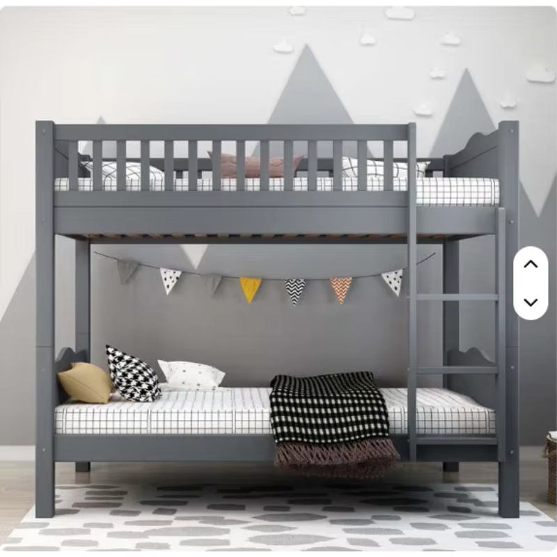 Cama Doble para Niños, Literas - Bunk Bed With Stairs And Slide reseña y precio