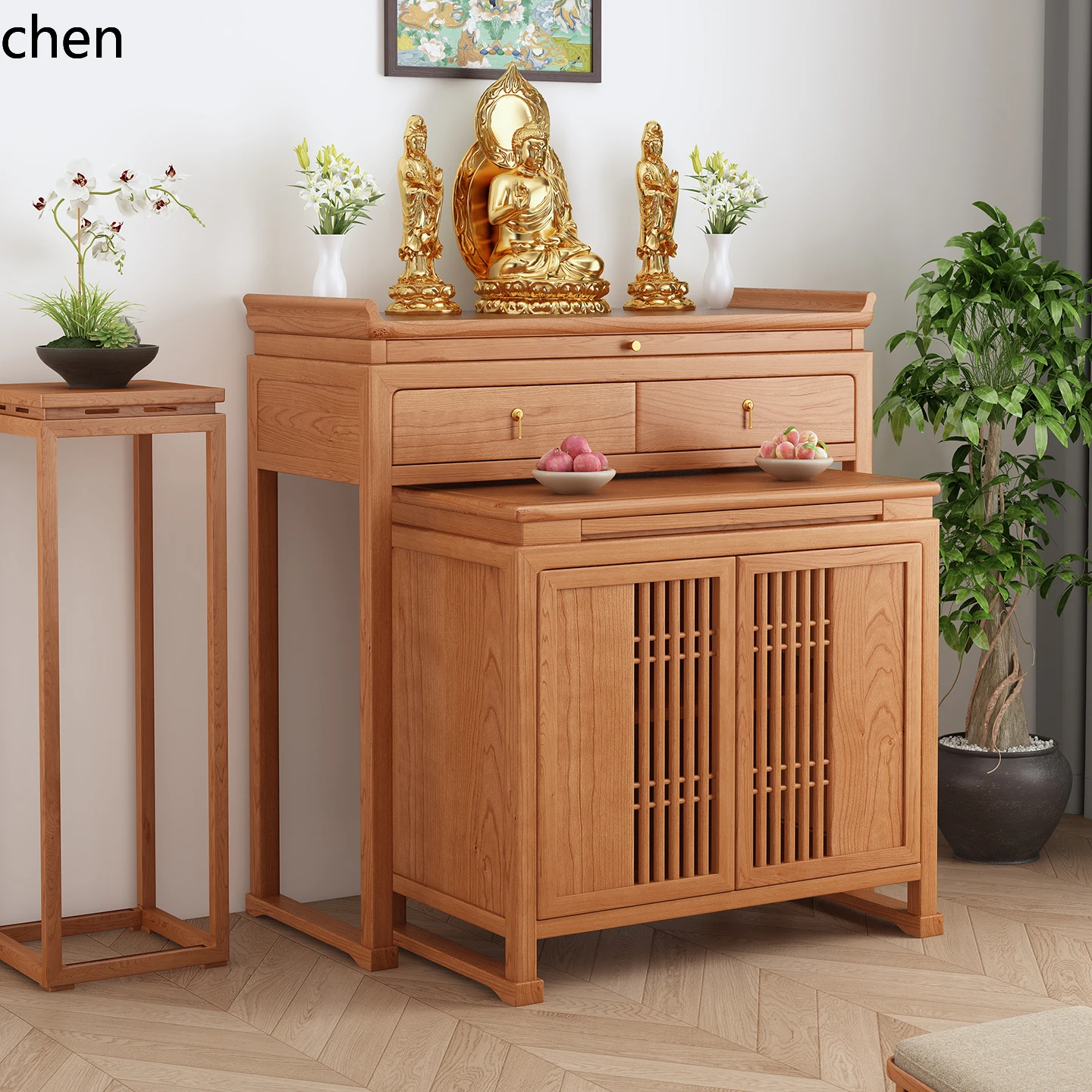 Mesa de ofrendas de madera de  - Tables reseña y precio