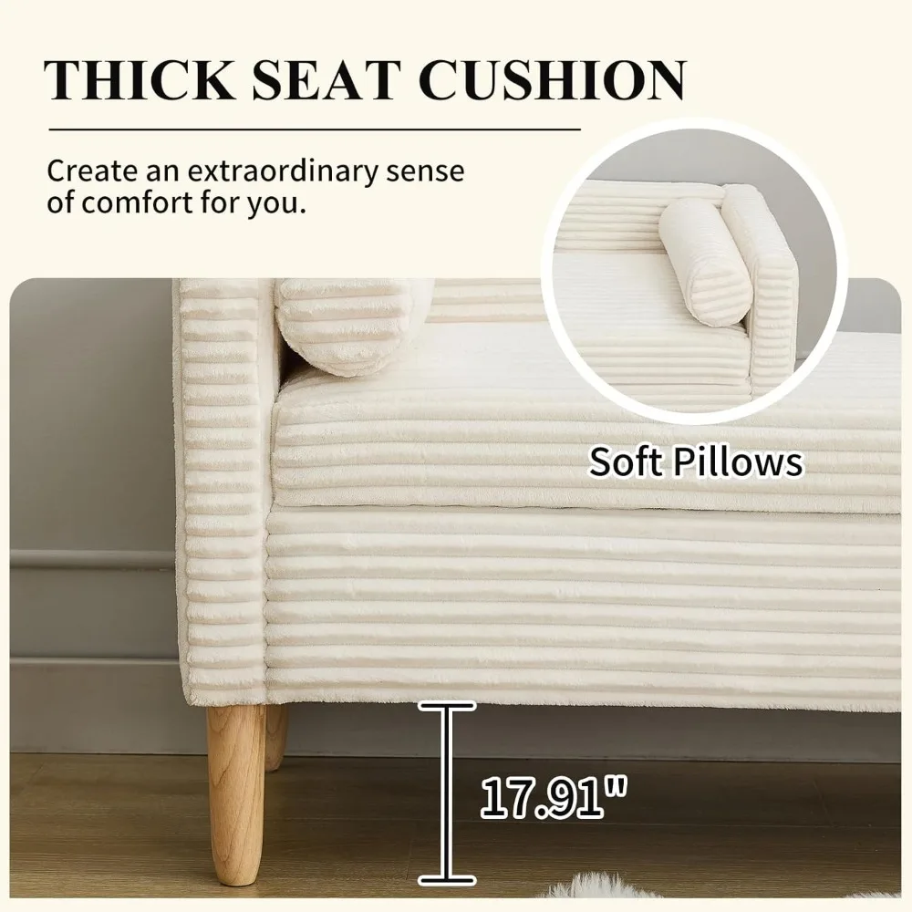 con patas de madera, banco de  - Bedroom Furniture reseña y precio