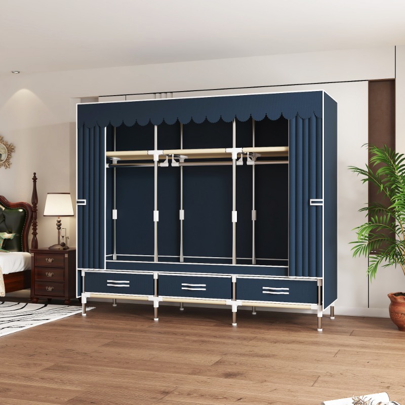 Armario de tela de 65 pulgadas - Wardrobe Closet Portable Fabric Cover reseña y precio