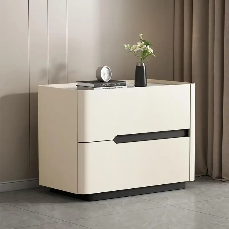 Mesita De Noche moderna nórdic - Solid Wood Nightstand 2 Drawers reseña y precio