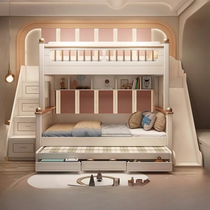 Cama alta de madera de 135x190 - King Size Bed Frame With Storage Drawers reseña y precio