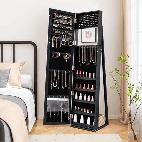 Armario para Joyas con Espejo  - Full Length Mirror Jewelry Armoire reseña y precio