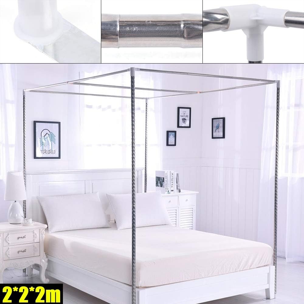 Soporte de metal para mosquite - Canopy Bed Frame Metal Queen reseña y precio