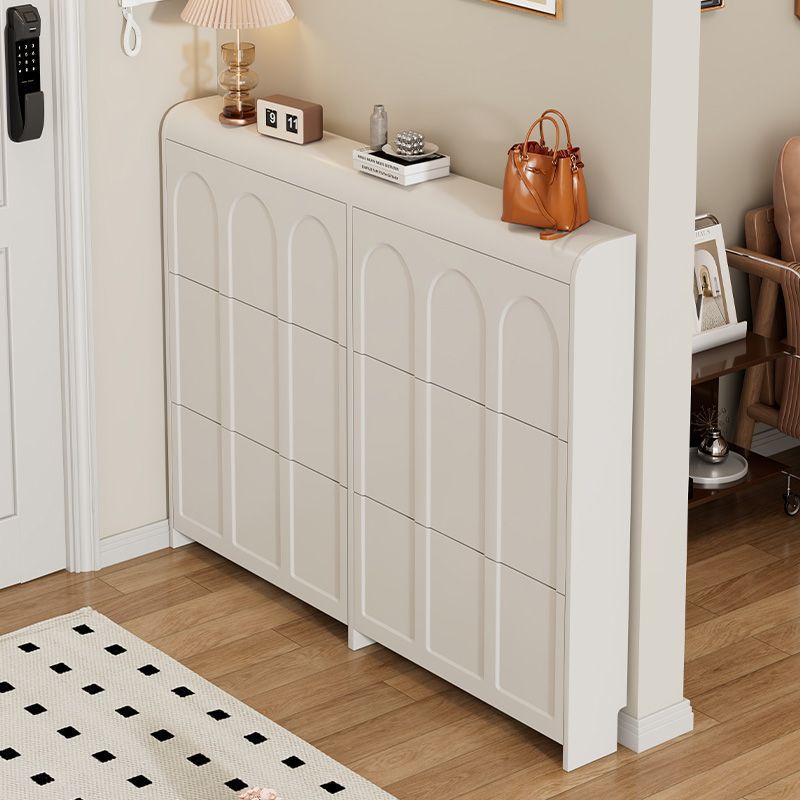 Zapatero Moderno de Madera Col - Shoe Rack Cabinet Narrow Entryway reseña y precio