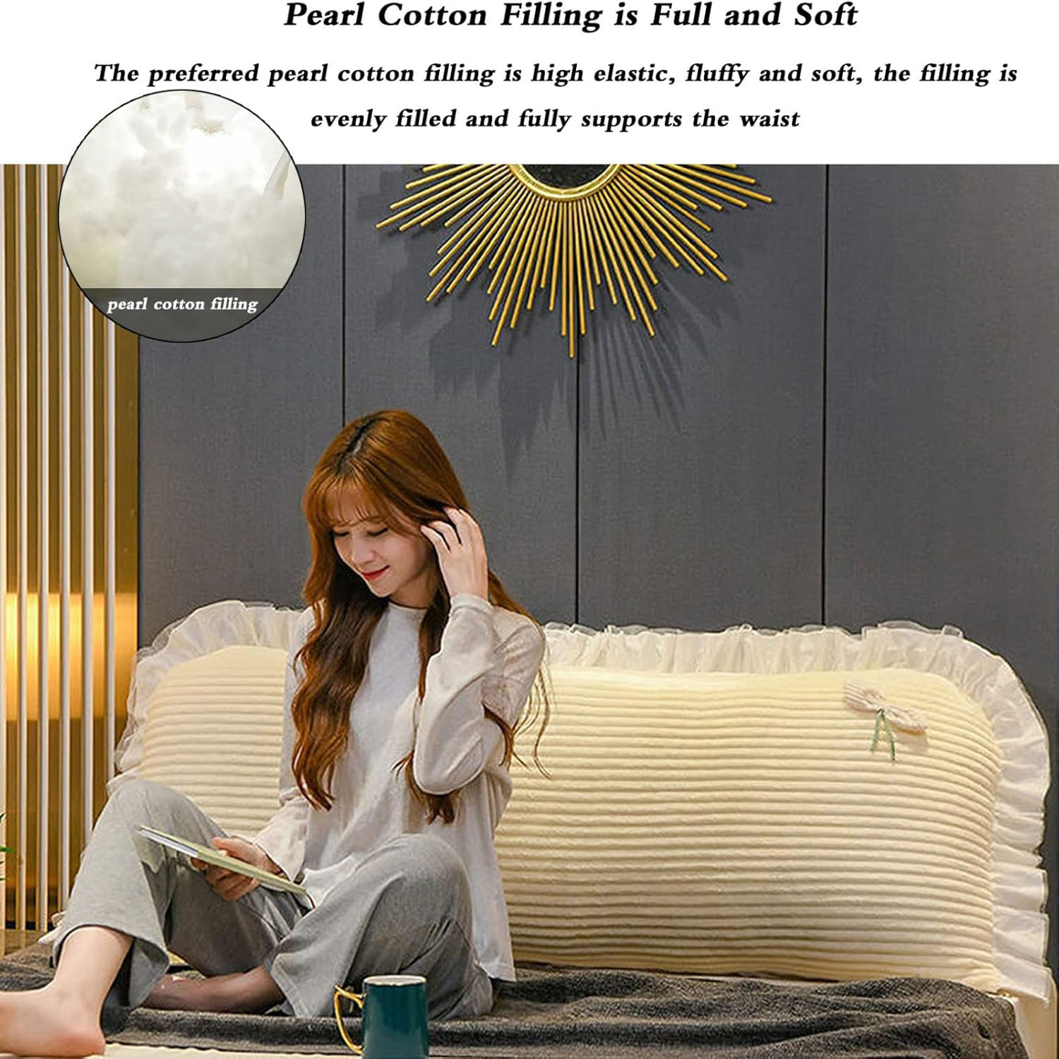 Almohada Tatami de 90/120/150C - Headboard Cushion Backrest Tatami reseña y precio